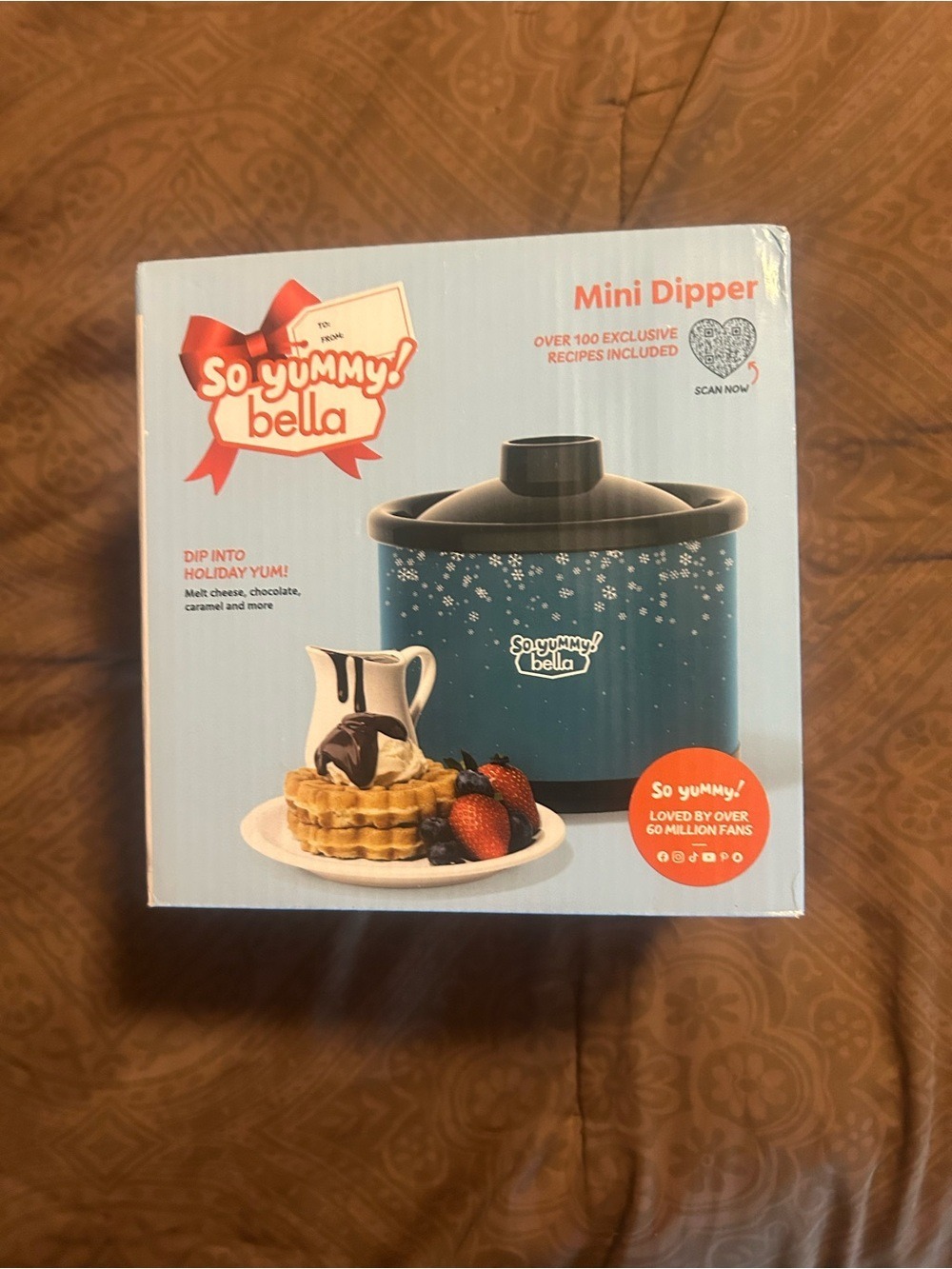 Mini Dipper in Teal - Chocolate & Fondue Melter